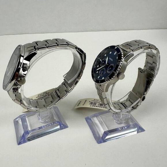 Fossil His and Hers Multifunction Stainless Steel Watch Box Set BQM2828SET $380 main image 6